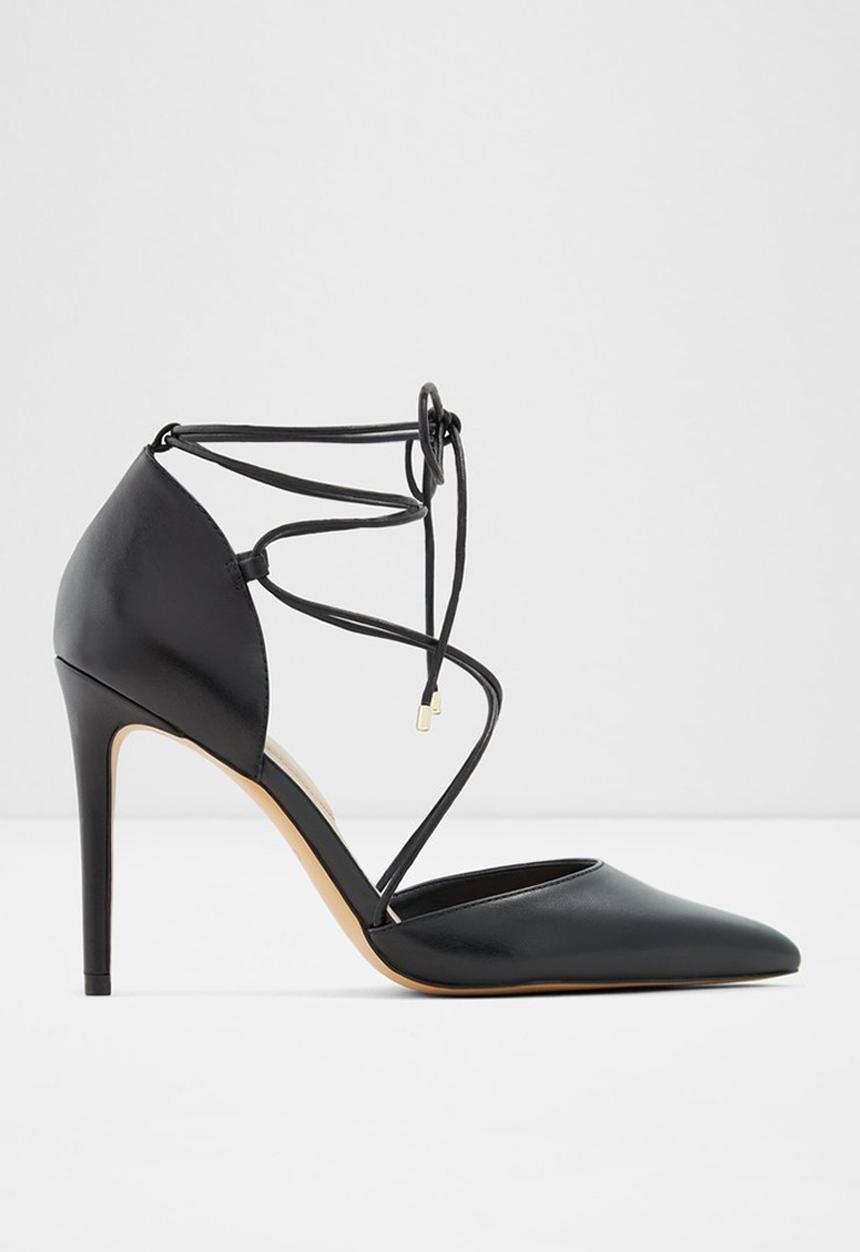ALDO - Finsbury leather heels - black