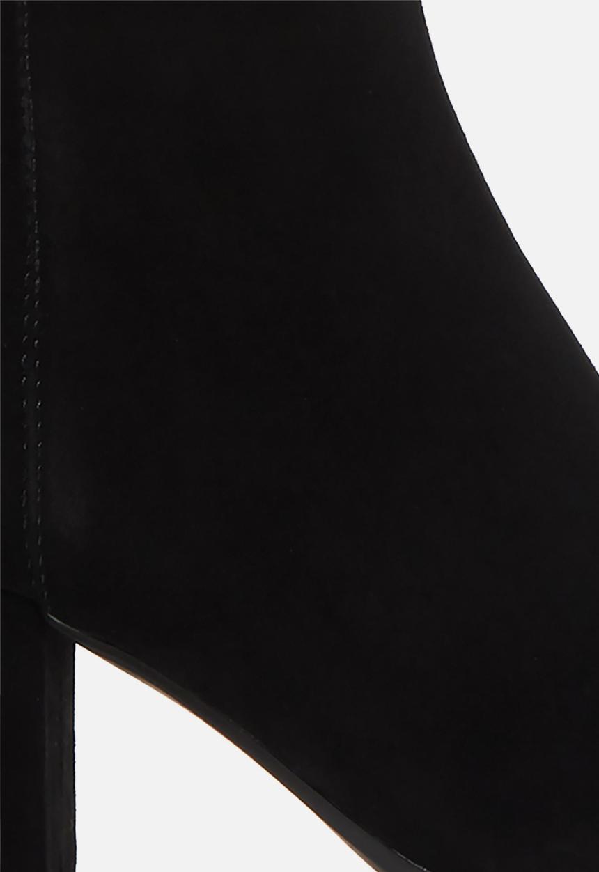 ALDO - Fralissi suede boot - black