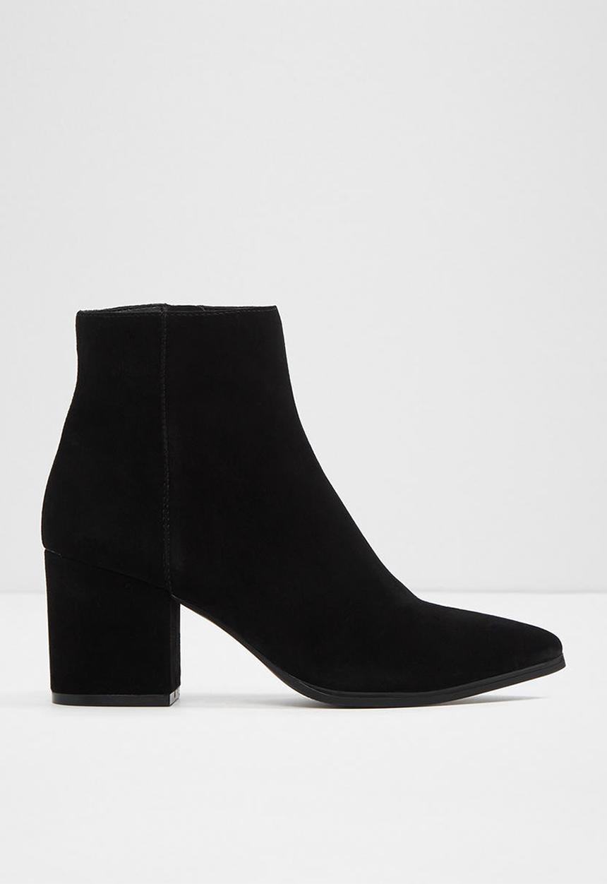 ALDO - Fralissi suede boot - black
