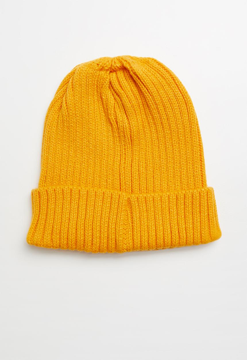 Superbalist - Andrew ribbed beanie - yellow