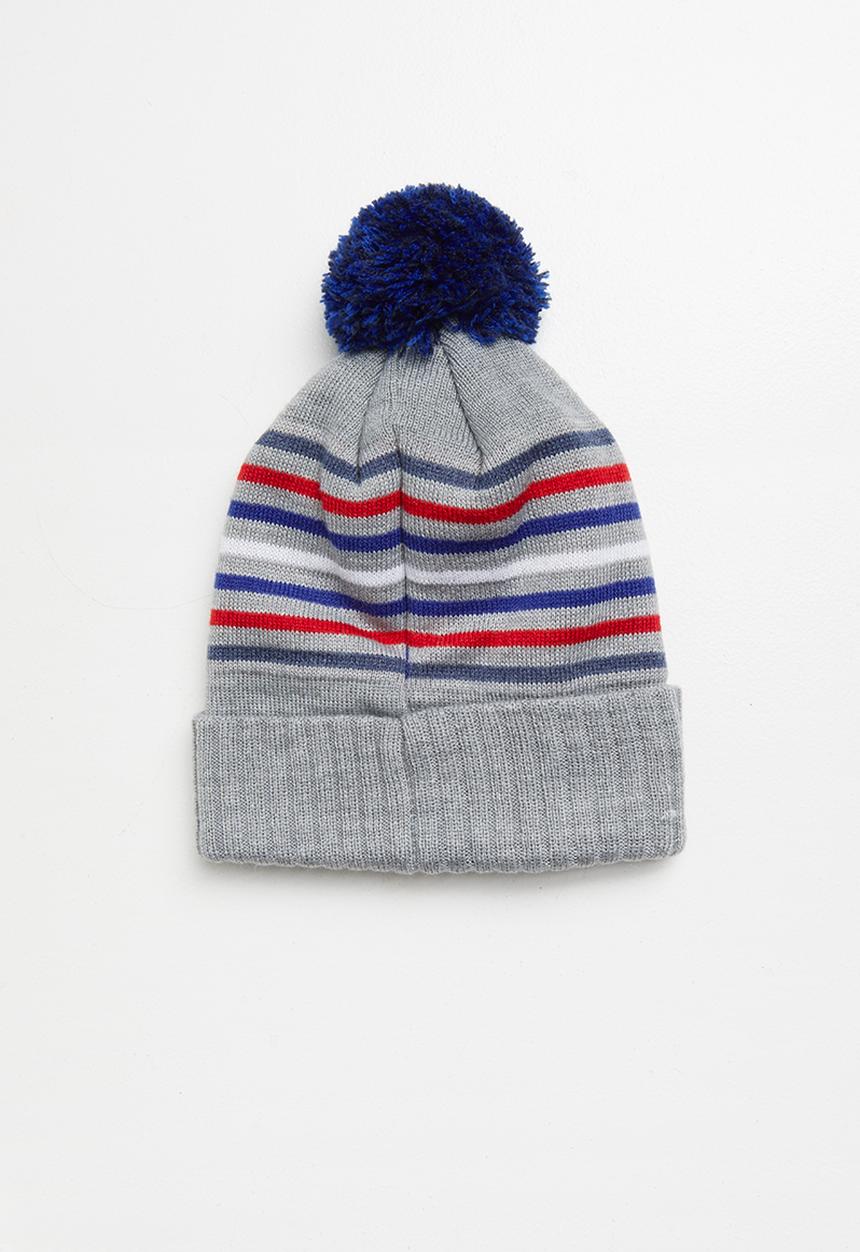 Converse - Can All Star stripe beanie - grey 