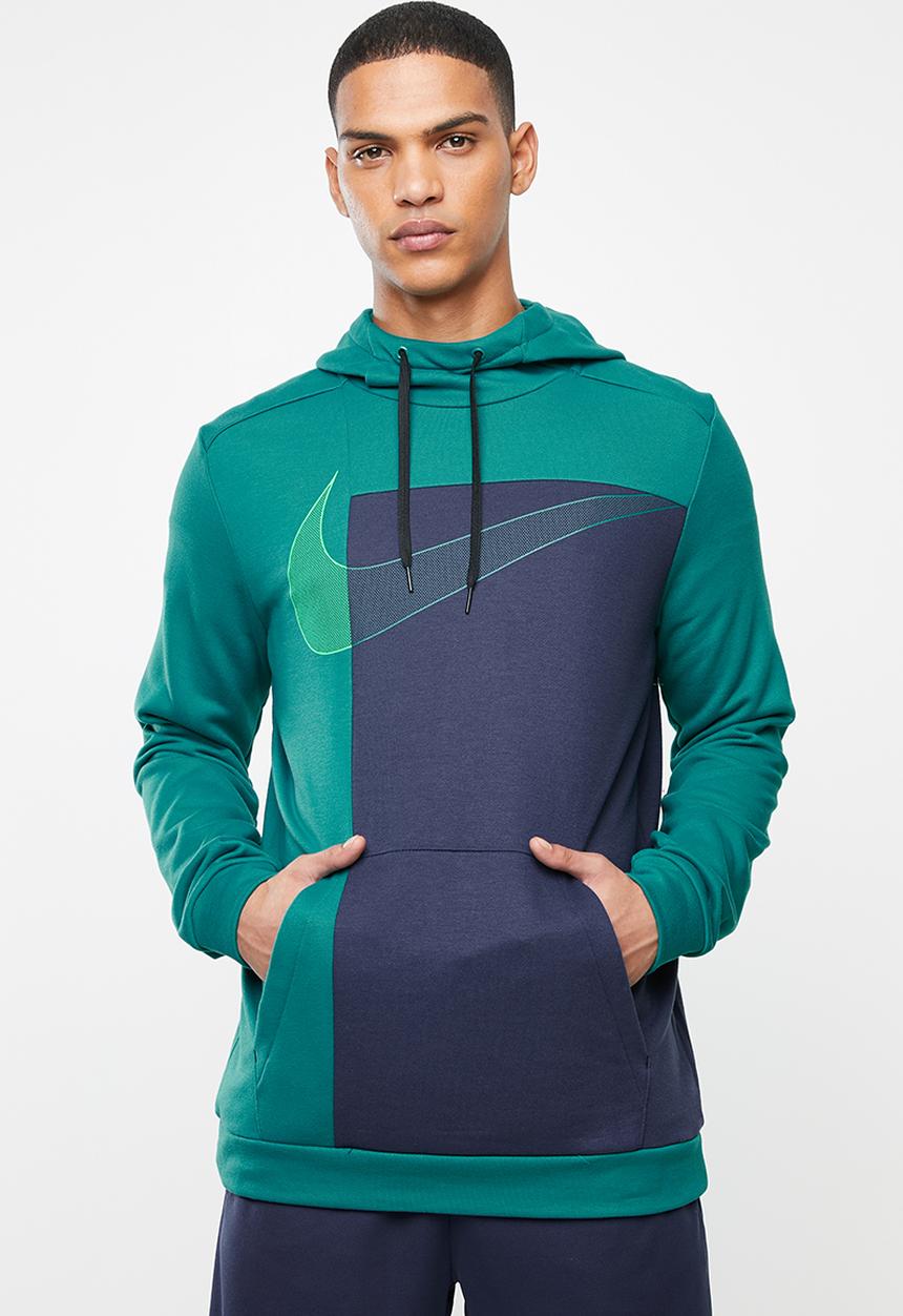 Nike - Dry pullover fleece gsp hoodie - blue