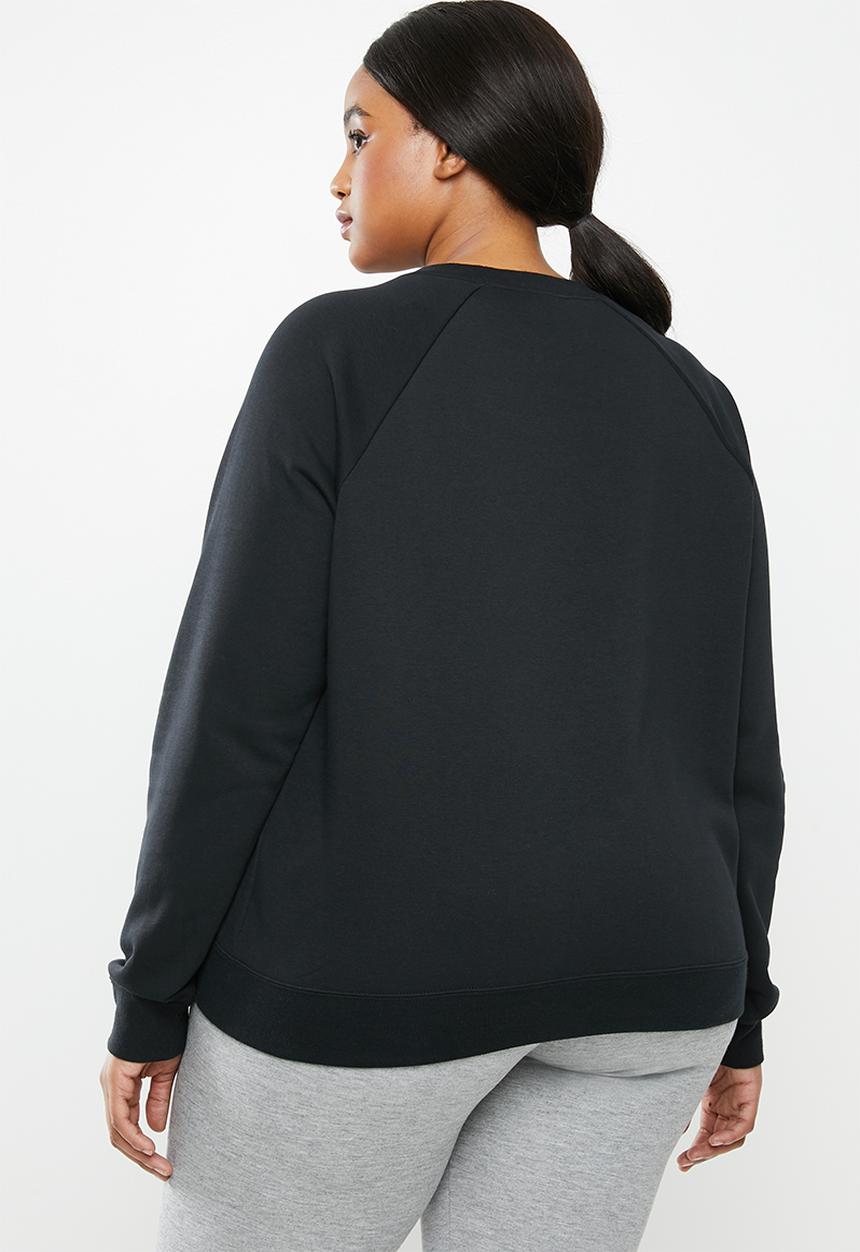 Nike - Curve essential crew fleece - black