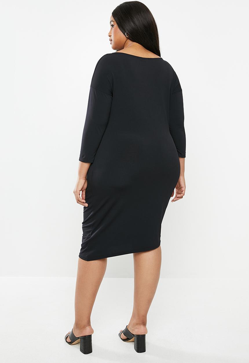 Carmakoma - Aida 3/4 dress - black