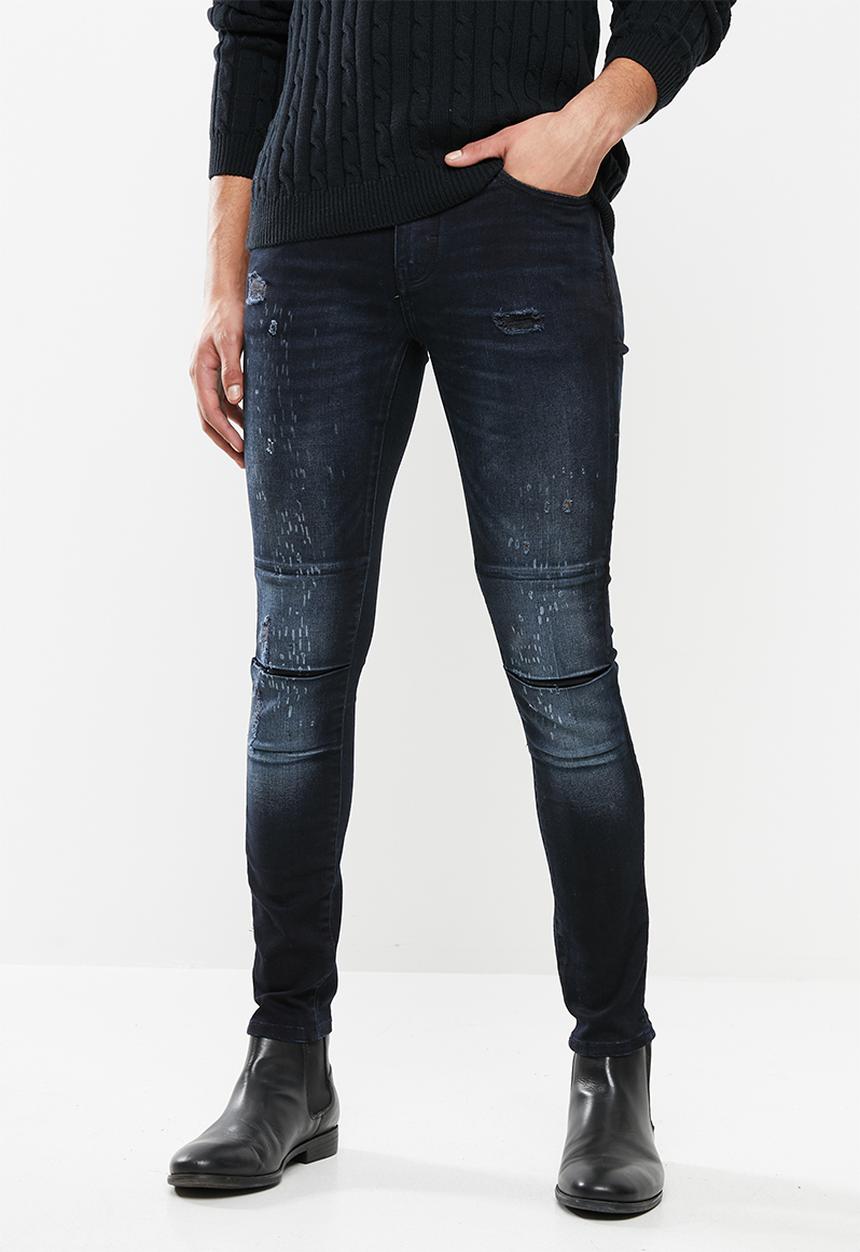 S.P.C.C - Shotgun fashion trench jeans - blue