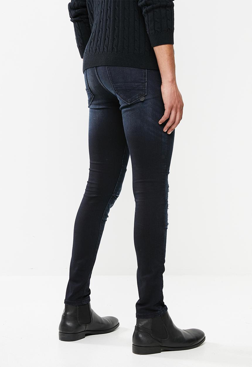 S.P.C.C - Shotgun fashion trench jeans - blue