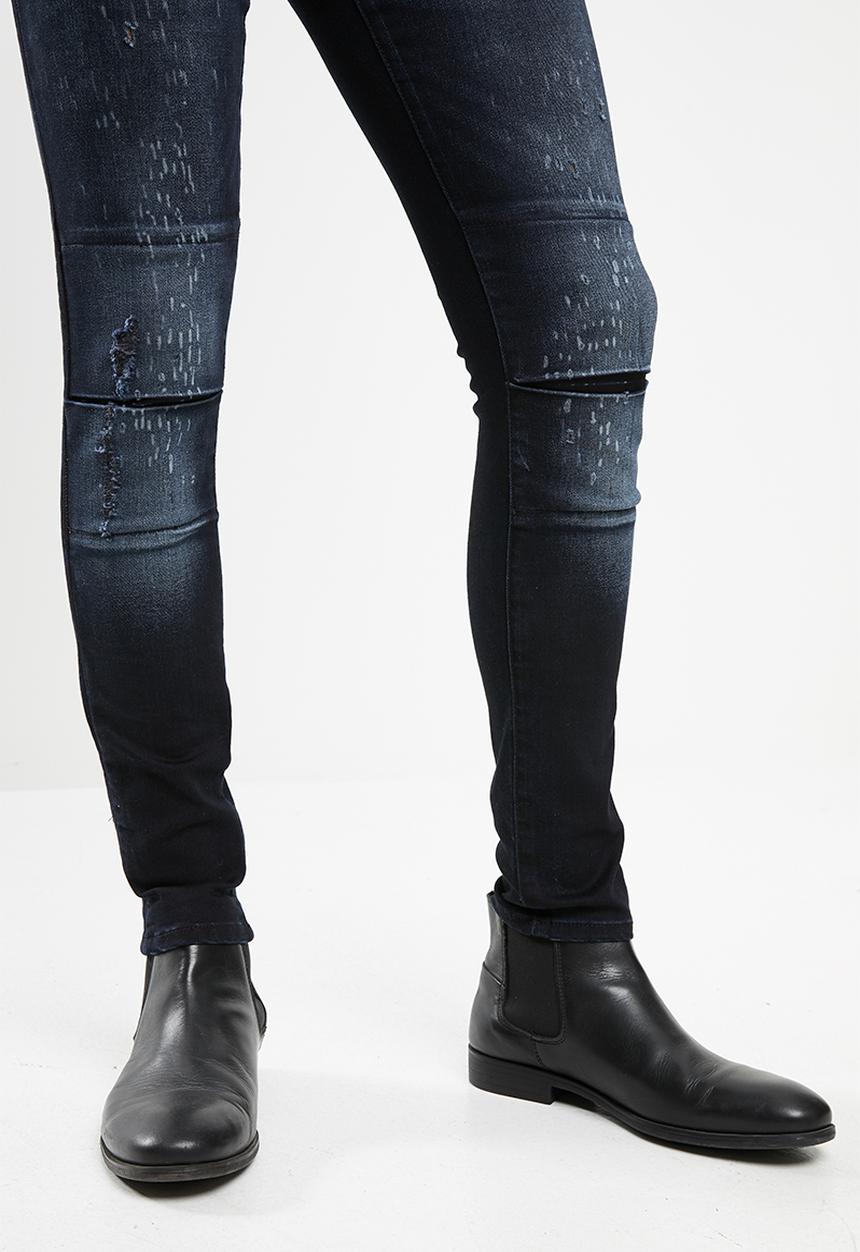 S.P.C.C - Shotgun fashion trench jeans - blue