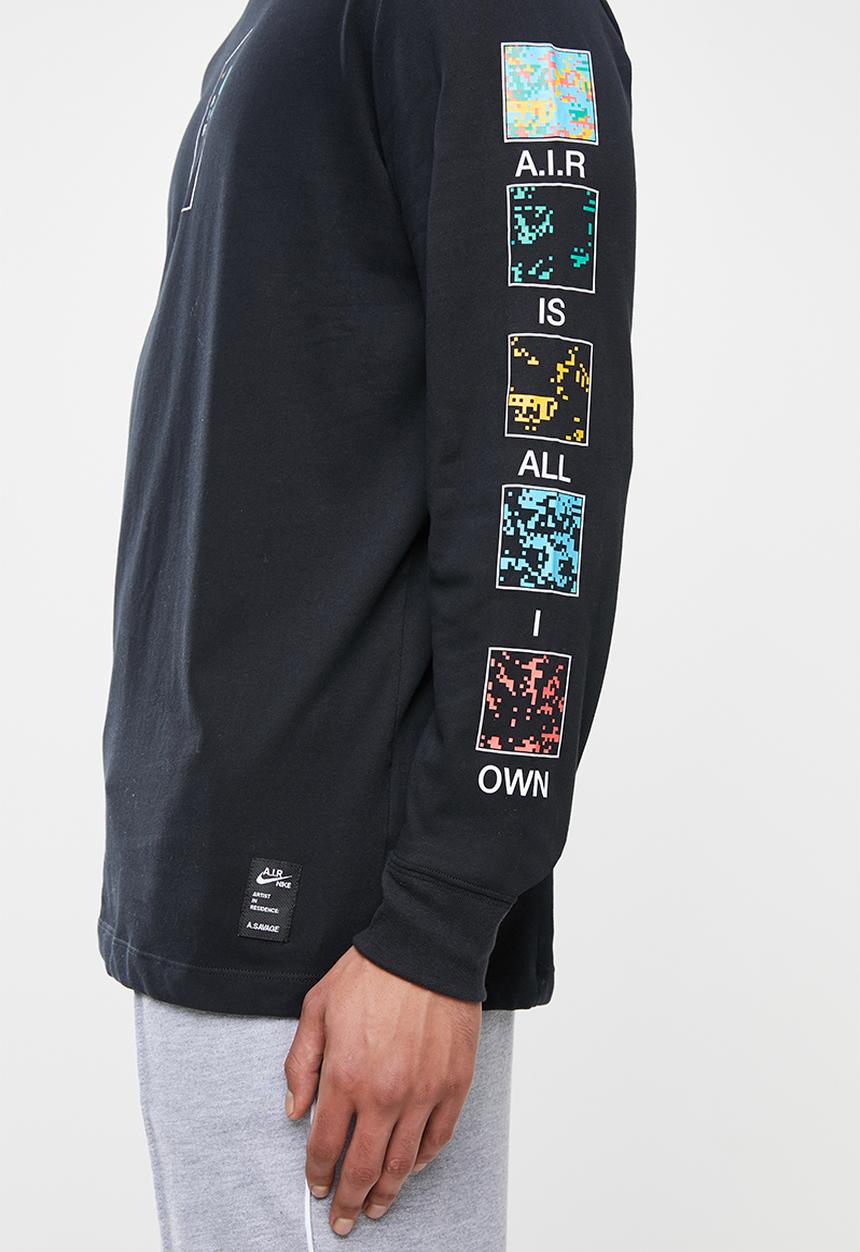 Nike - Dry air savag long sleeve tee - black