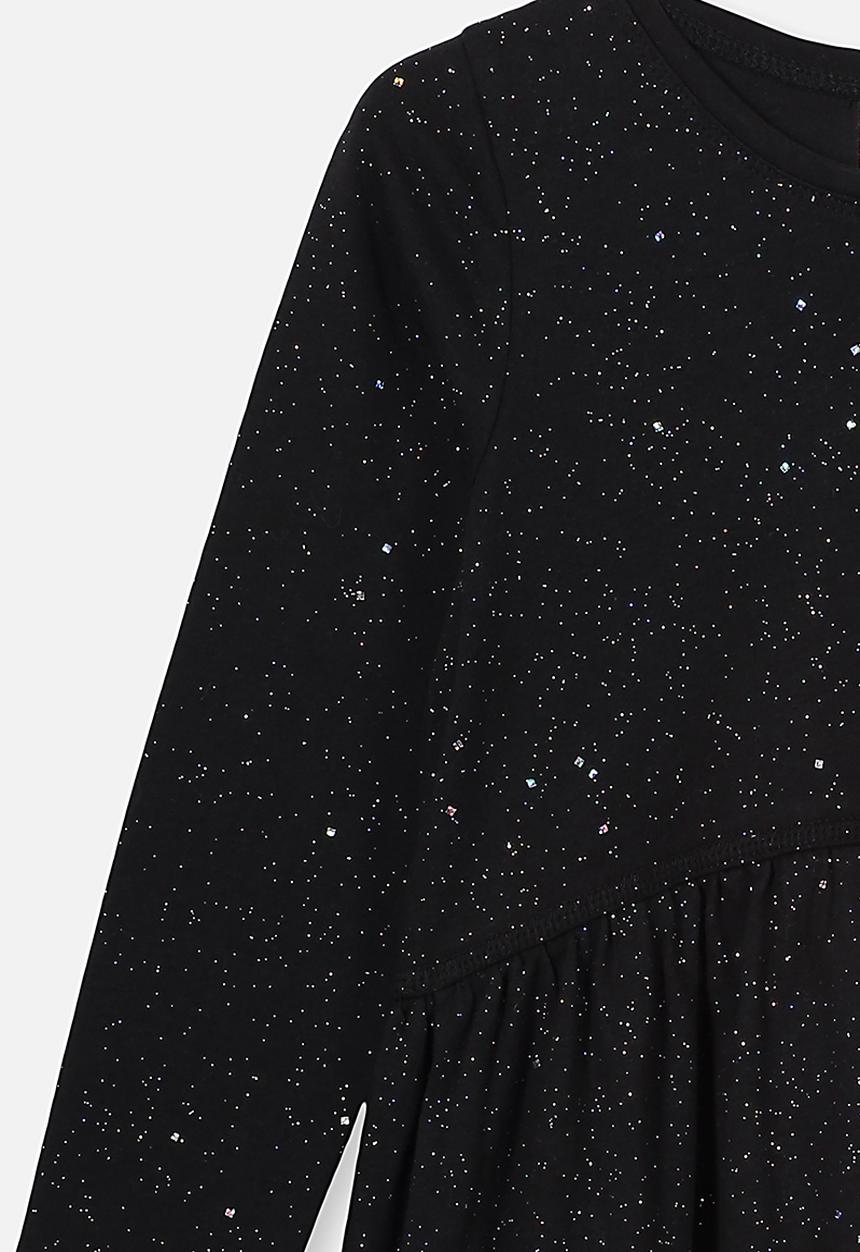 Cotton On - Freya long sleeve dress - black