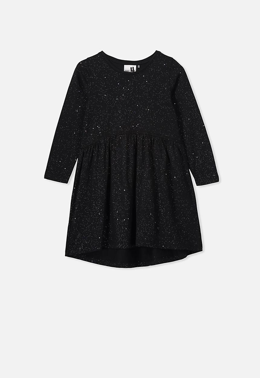 Cotton On - Freya long sleeve dress - black