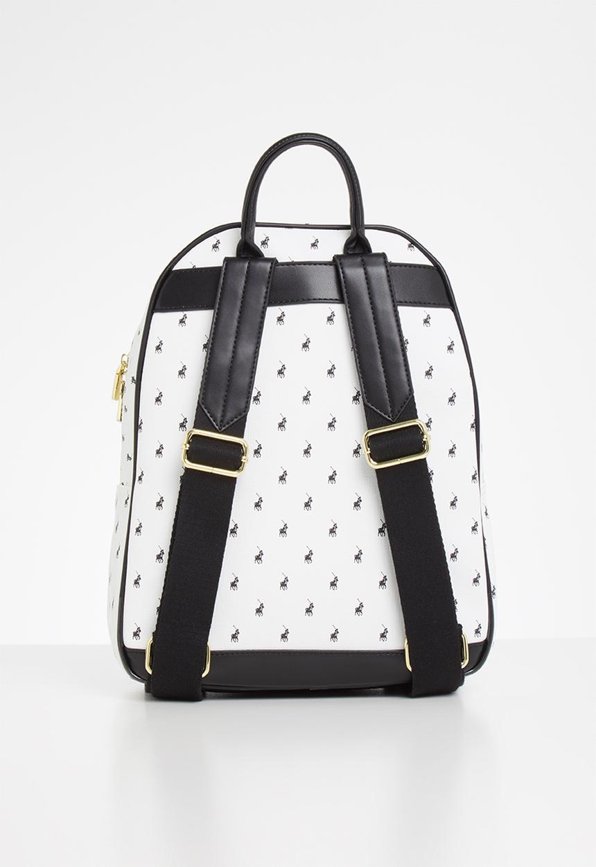 POLO - Kensington backpack - black & white