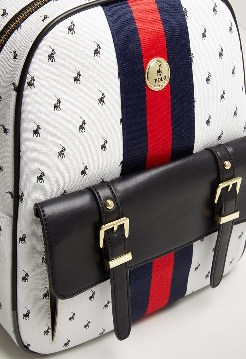 POLO - Kensington backpack - black & white