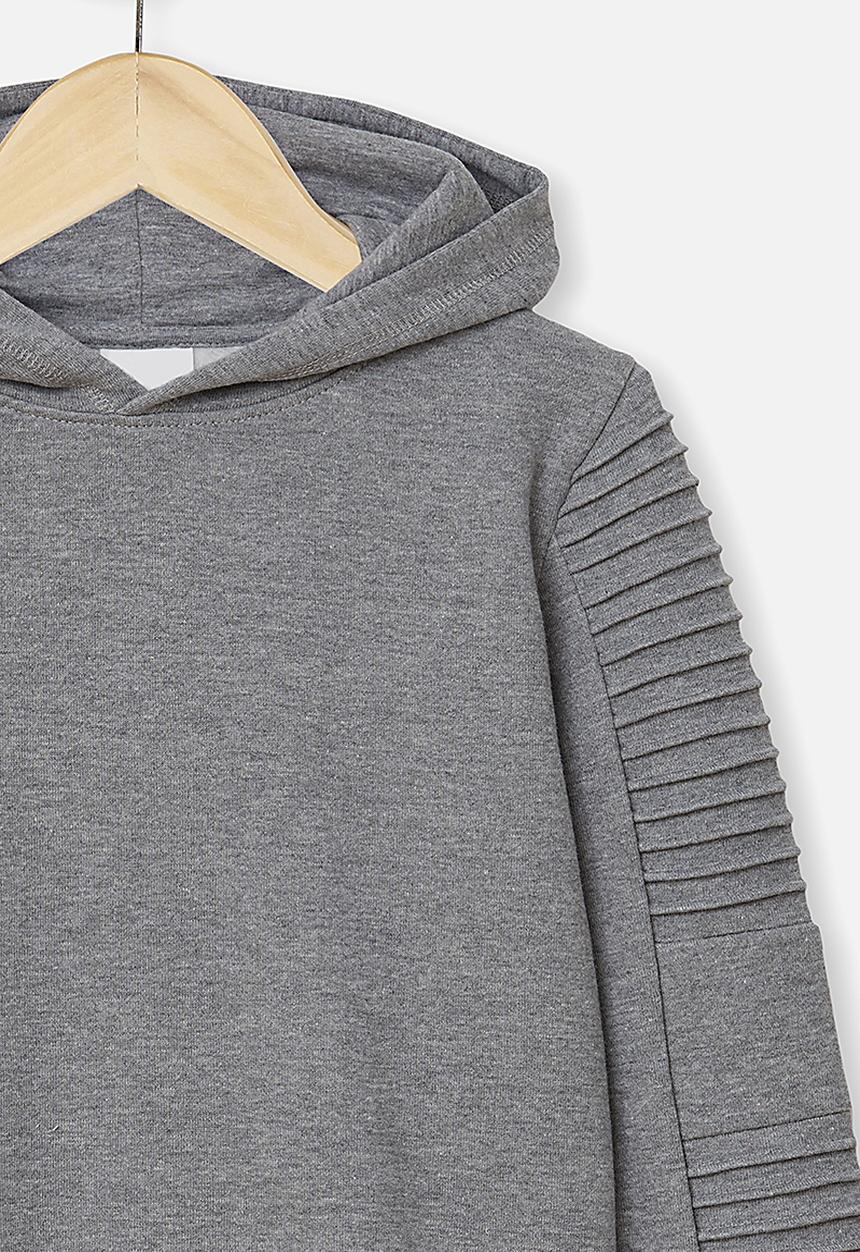 Cotton On - Moto hoodie - grey 