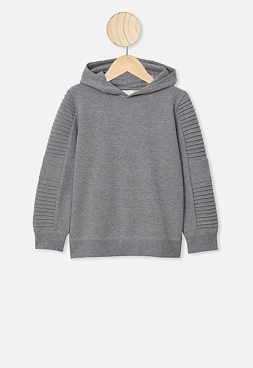 Cotton On - Moto hoodie - grey 