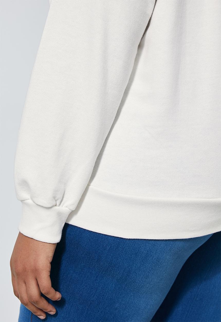 Superbalist - Graphic crew sweat - milk