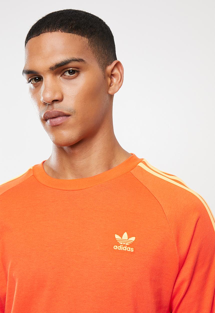 adidas Originals - Blc 3-stripes long sleeve tee - orange