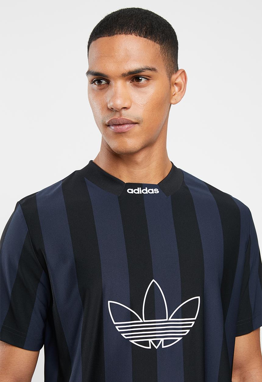 adidas Originals - ES ply jersey tee - black & navy