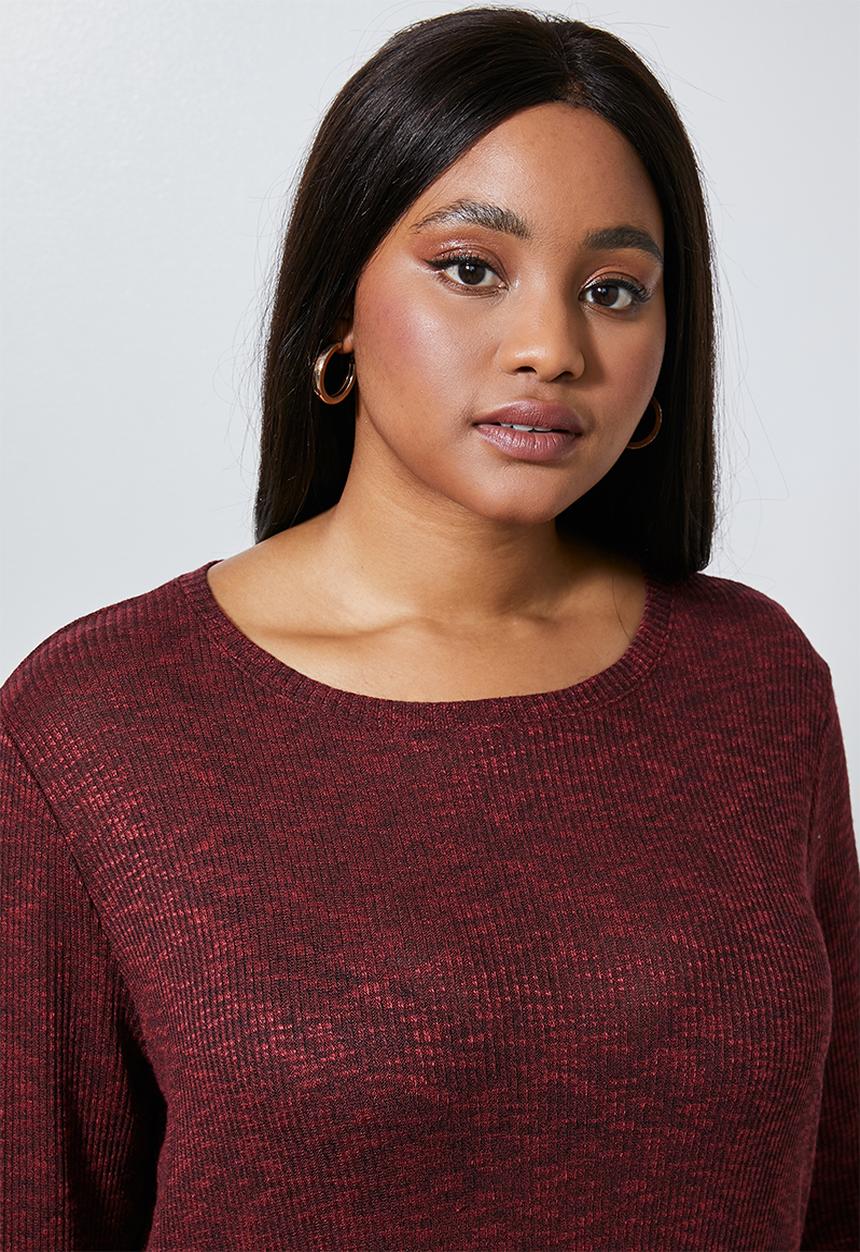Superbalist - Trapeze dress(plus) - burgundy 