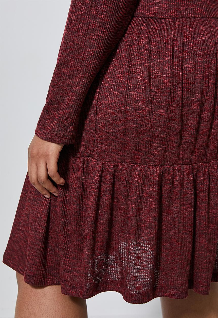 Superbalist - Trapeze dress(plus) - burgundy 