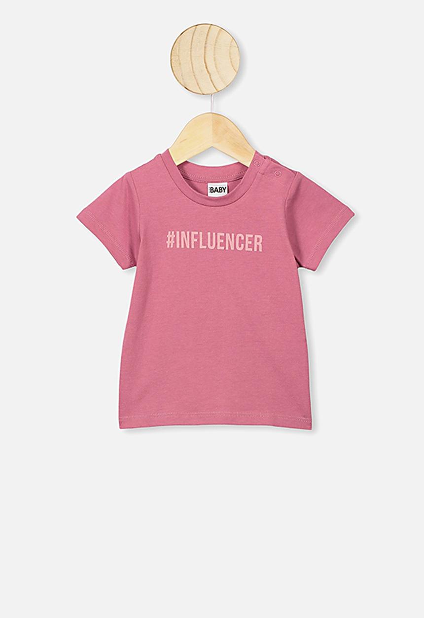 Cotton On - Jamie short sleeve tee - pink