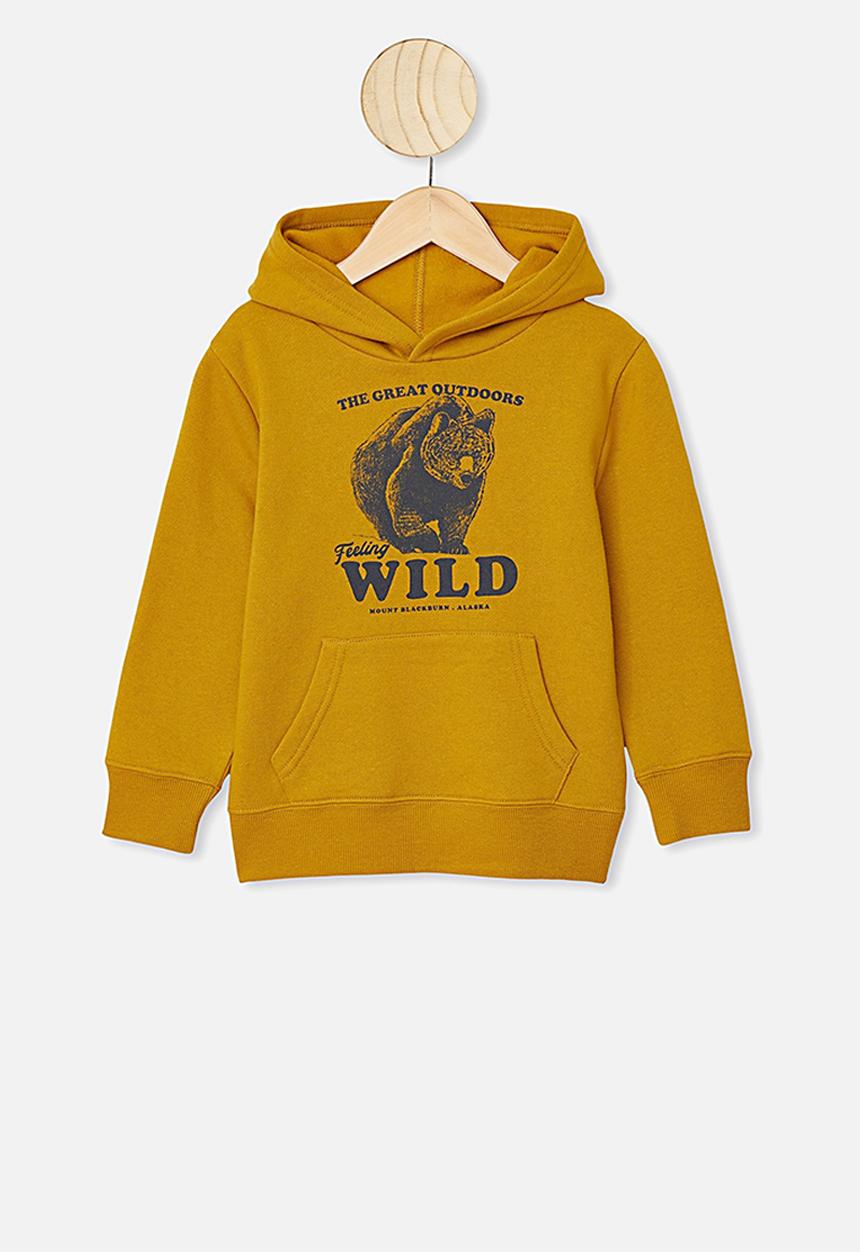 Cotton On - Horizon hoodie - mustard