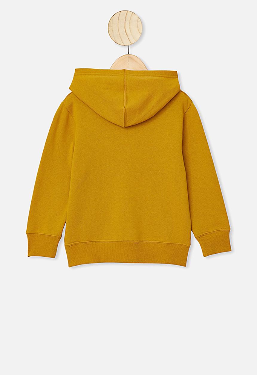 Cotton On - Horizon hoodie - mustard