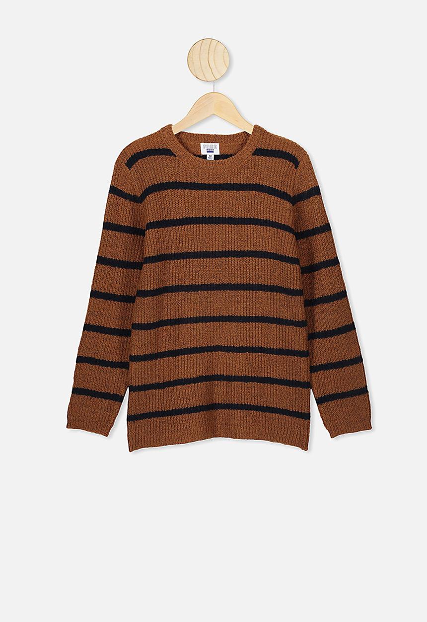Free by Cotton On - Drake knit crew  - multi 