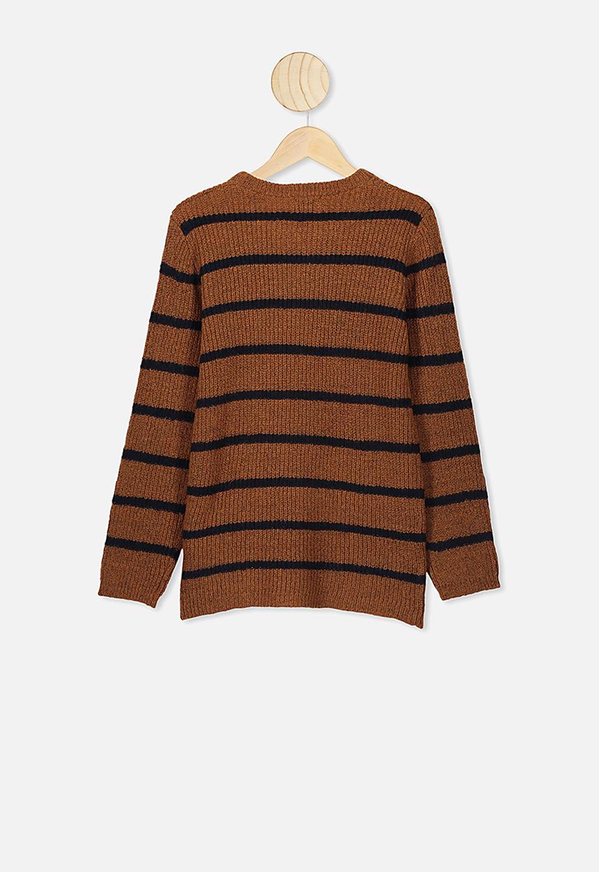 Free by Cotton On - Drake knit crew  - multi 