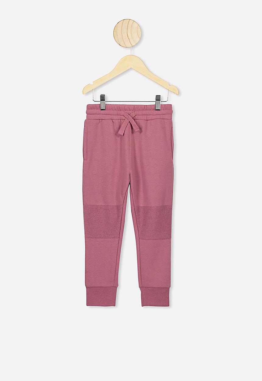 Cotton On - Heritage trackpant - pink