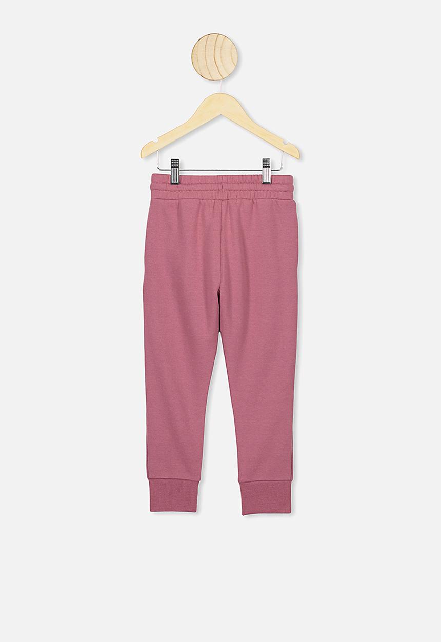 Cotton On - Heritage trackpant - pink