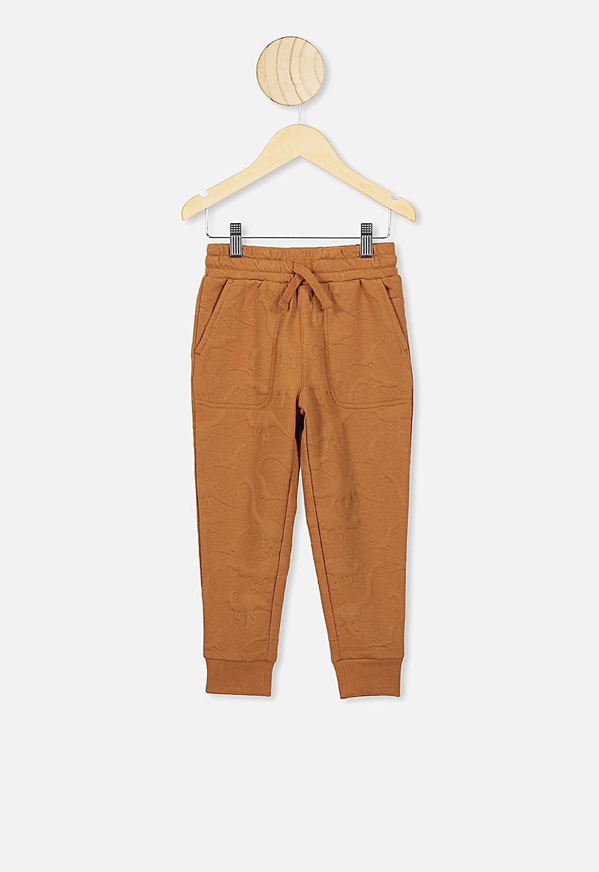 Cotton On - Heritage trackpant - brown