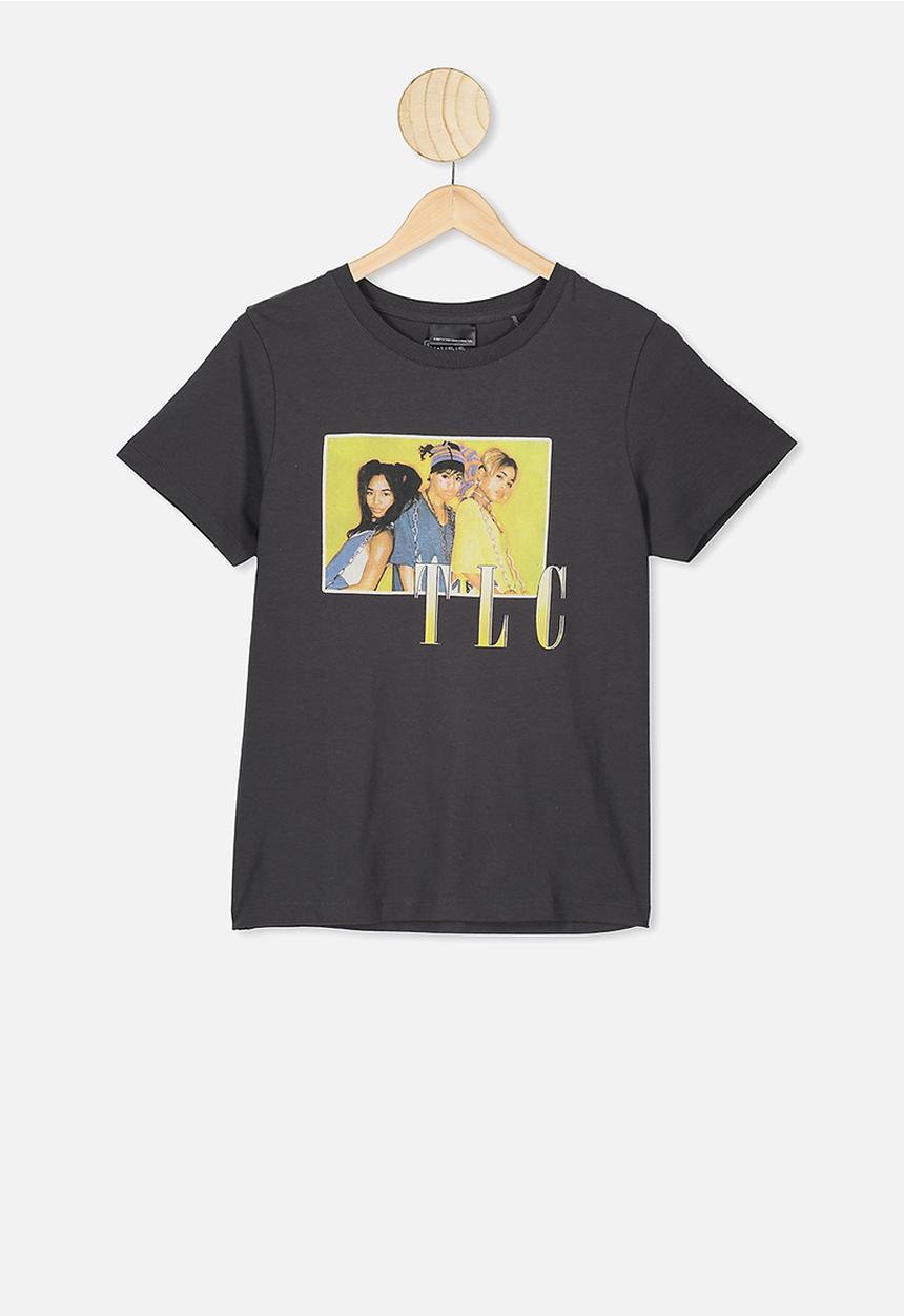 Free by Cotton On - Girls license classic short sleeve tee - charcoal 