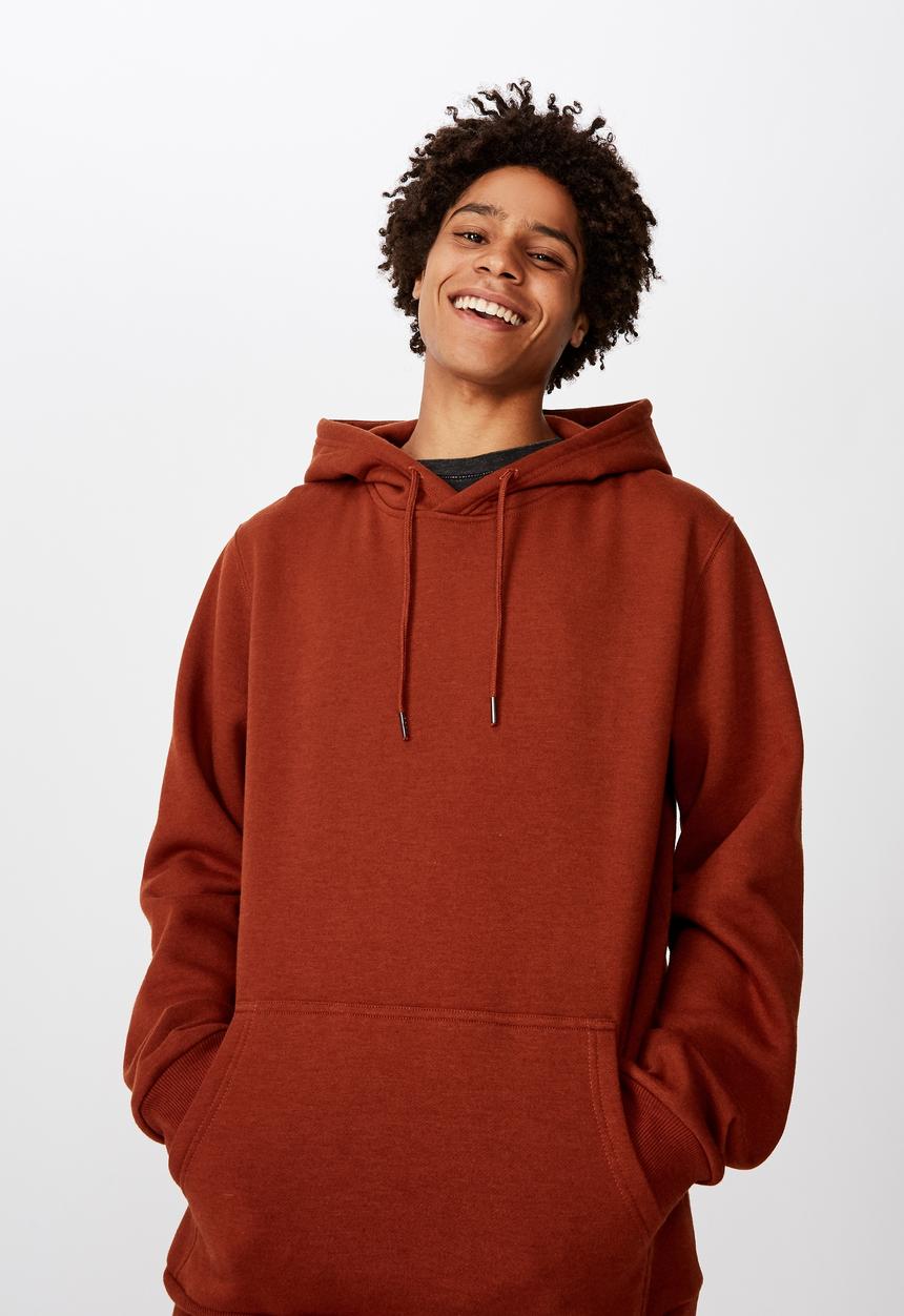 Factorie - Basic hoodie - rust