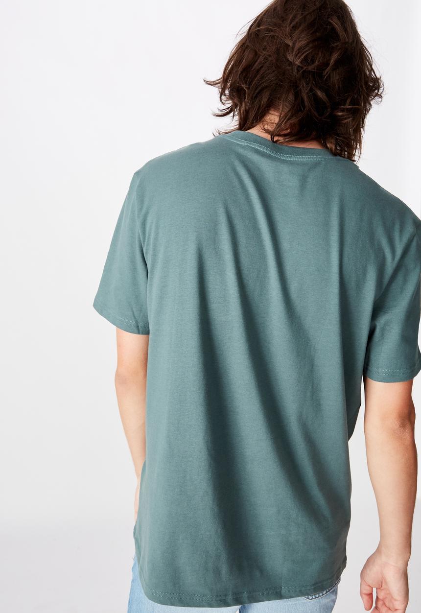 Factorie - Los Angeles lightning regular graphic T-shirt - green