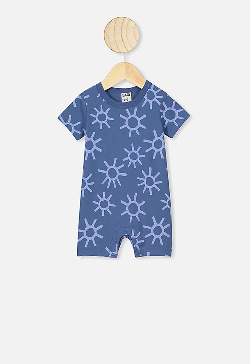 Cotton On - The short sleeve romper - blue