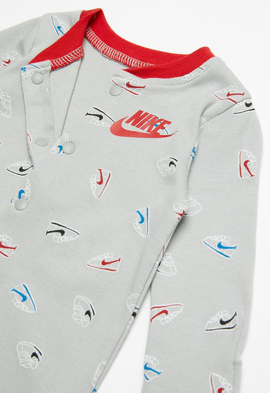 Nike - Nkn cortez aop footed coverall - grey
