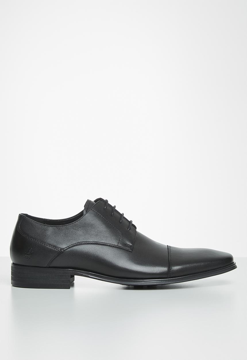 POLO - Mike toe cap lace up formal - black