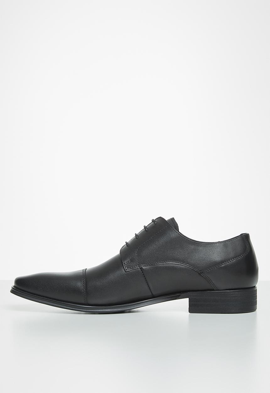 POLO - Mike toe cap lace up formal - black