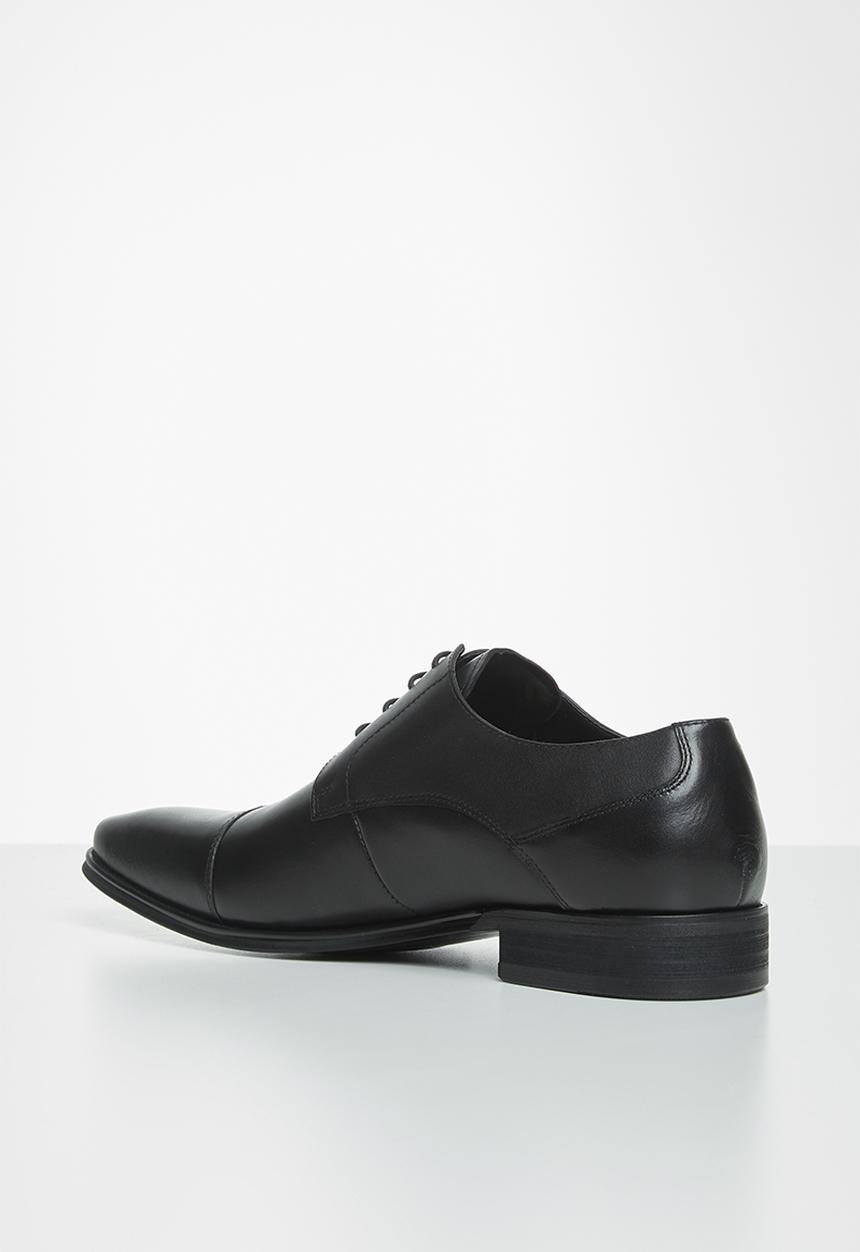 POLO - Mike toe cap lace up formal - black