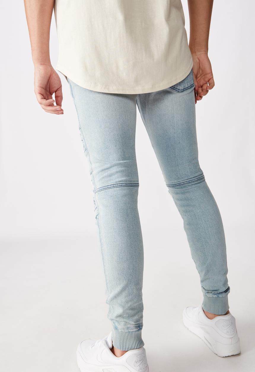 Factorie - Semi cuffed denim jean - blue