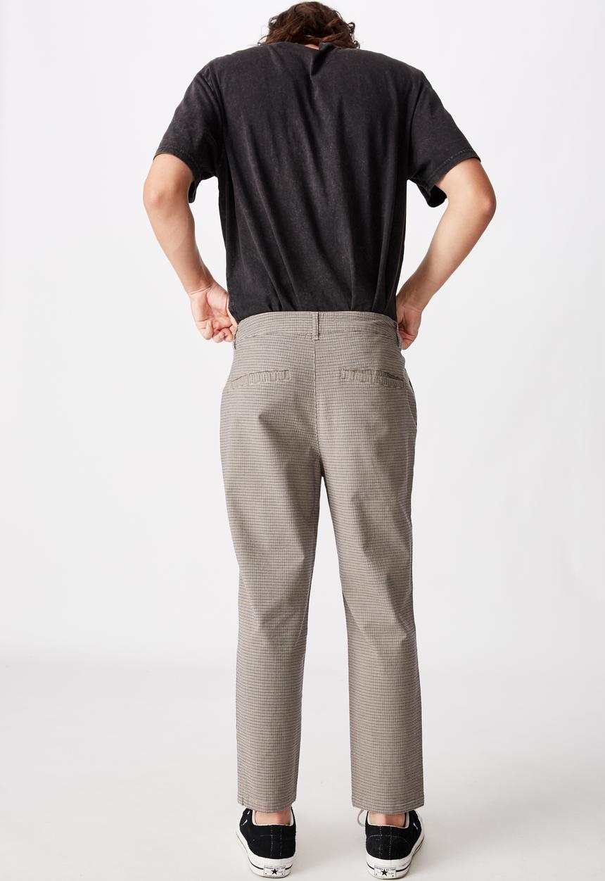 Factorie - Relaxed tapered leg pant - york check