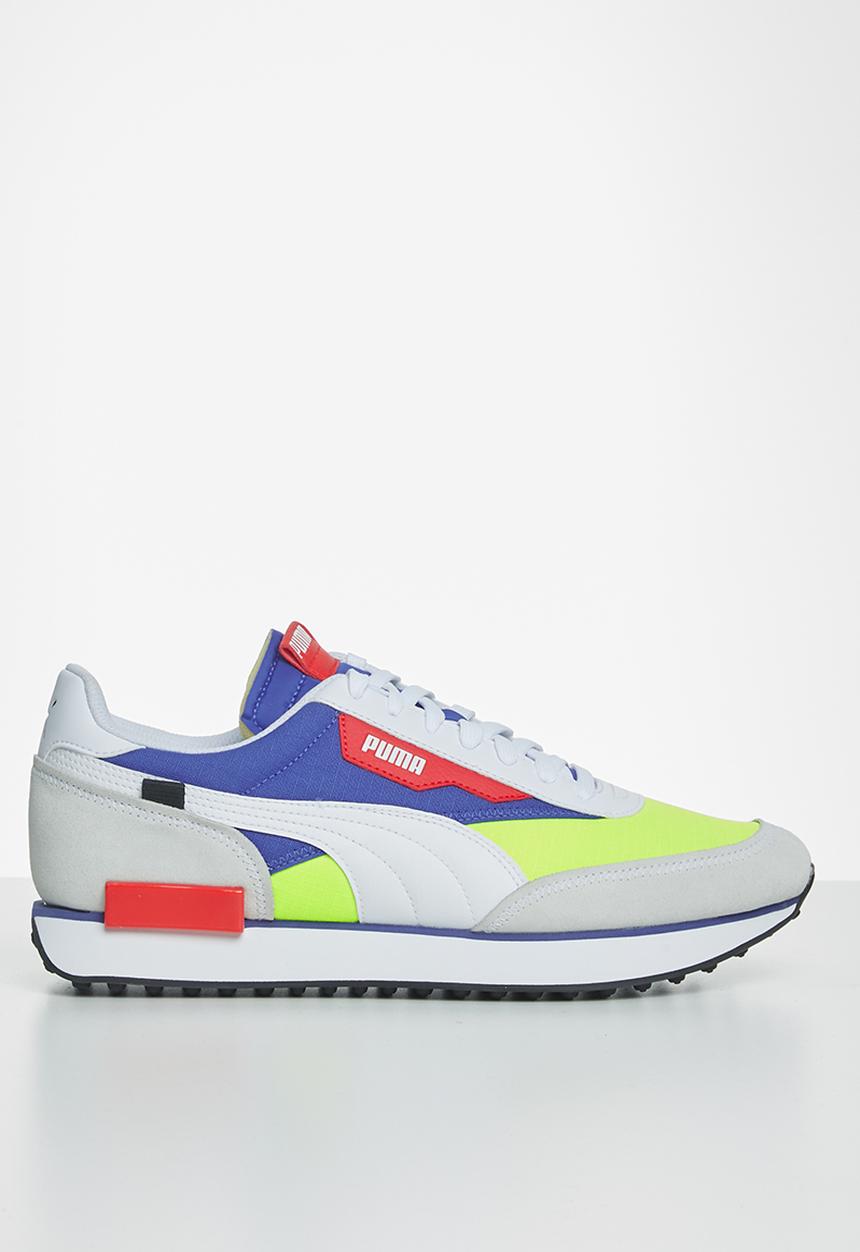 PUMA - Rider play on - Puma white-yellow alert