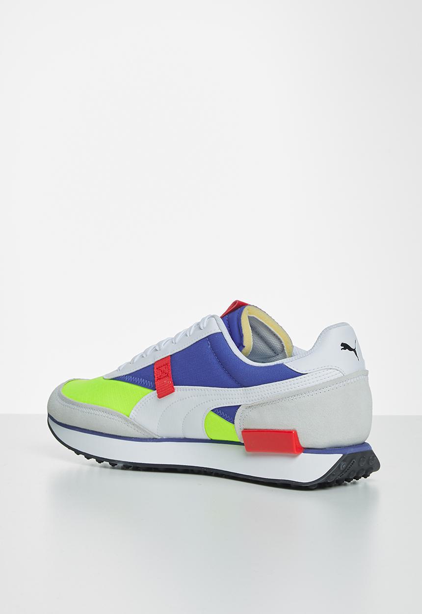 PUMA - Rider play on - Puma white-yellow alert