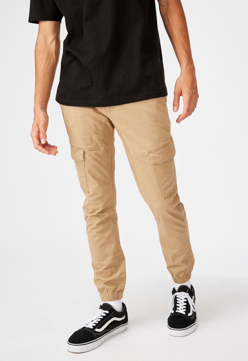 Factorie - Utility pocket pant - beige