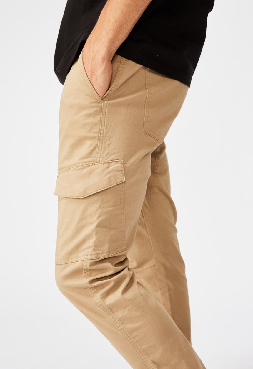 Factorie - Utility pocket pant - beige