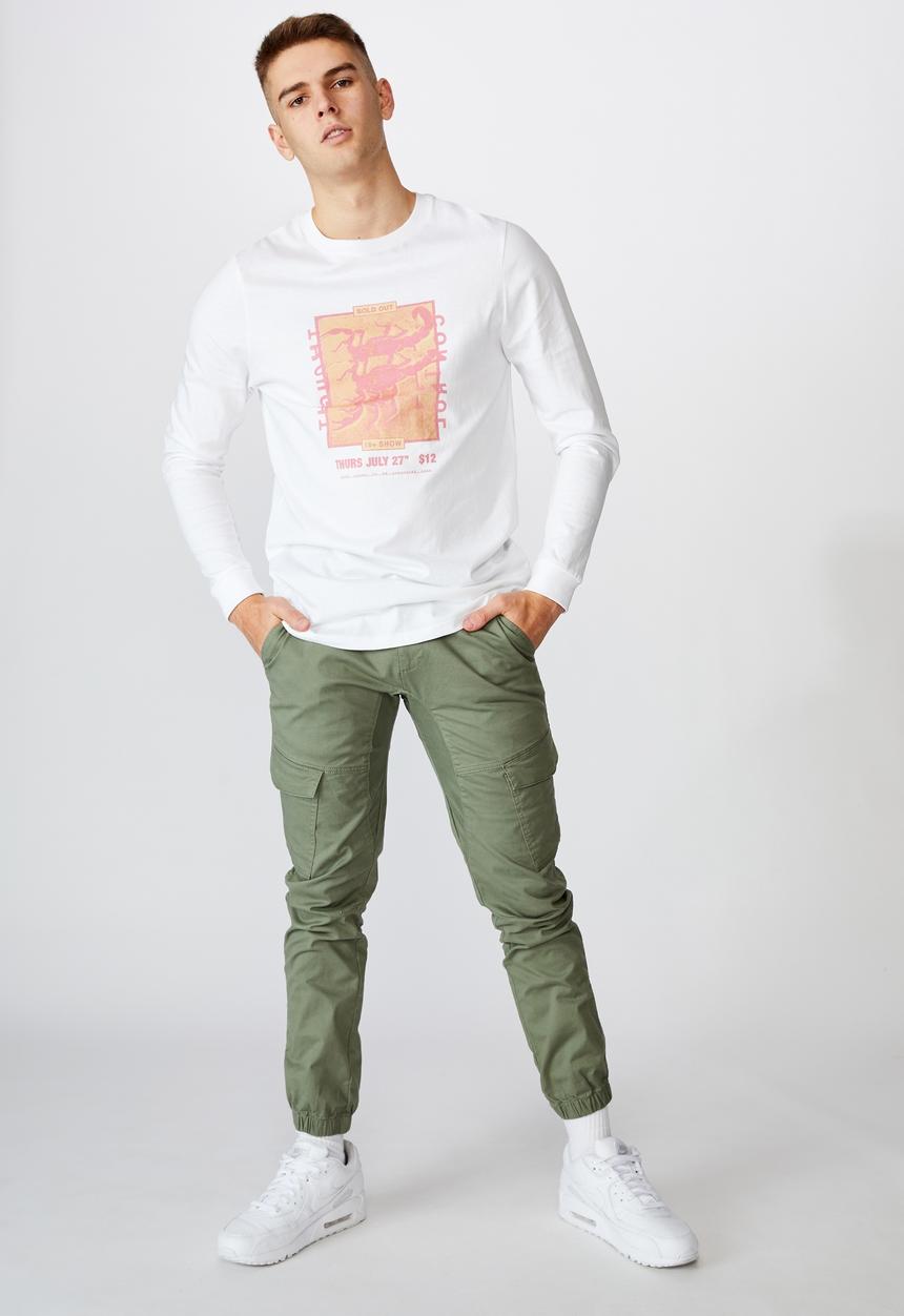 Factorie - Utility pocket pant - khaki