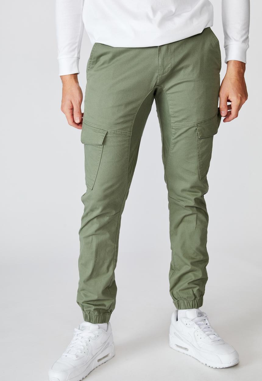 Factorie - Utility pocket pant - khaki