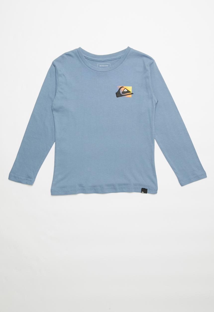 Quiksilver - Neon colours long sleeve boy - blue