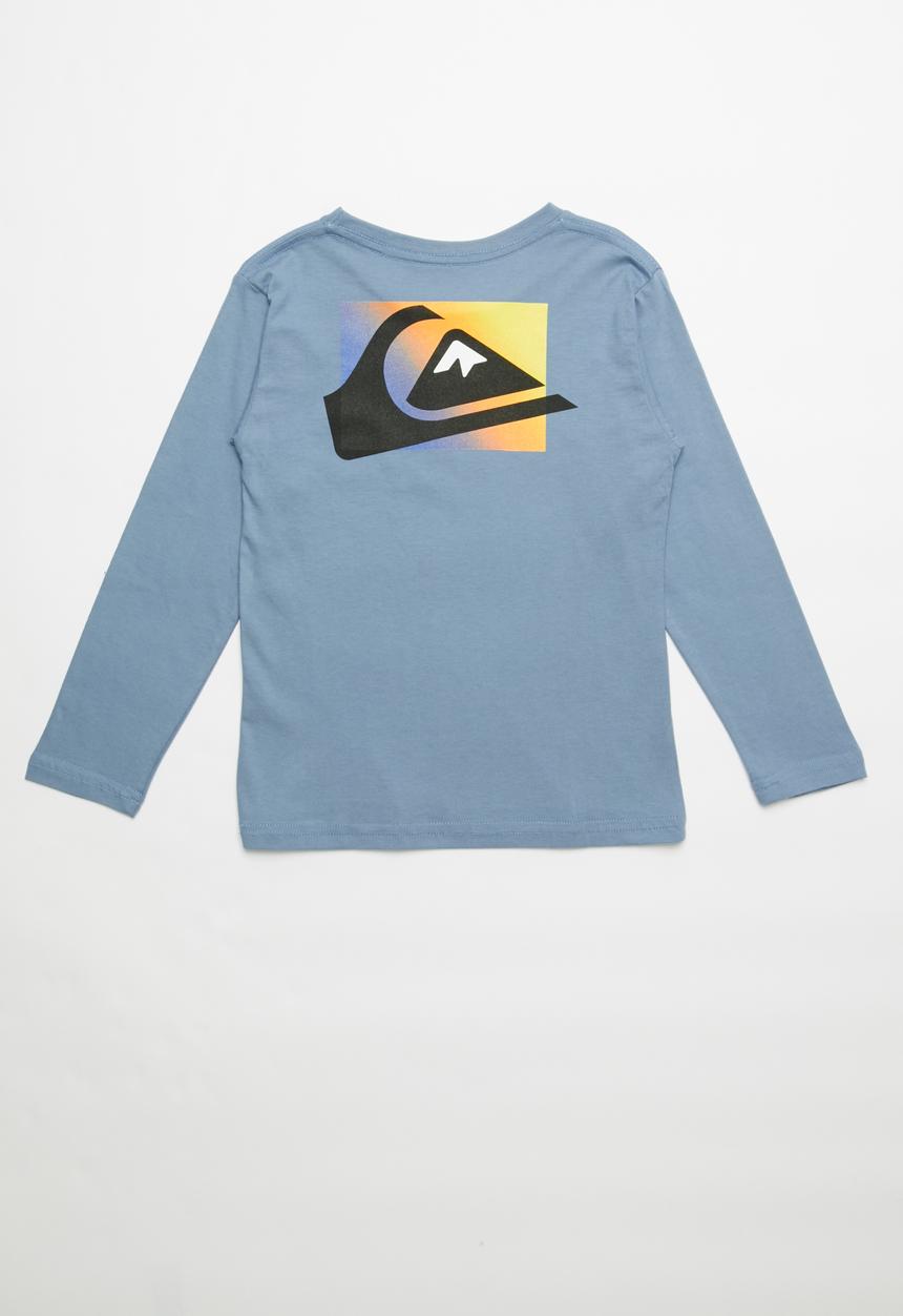 Quiksilver - Neon colours long sleeve boy - blue