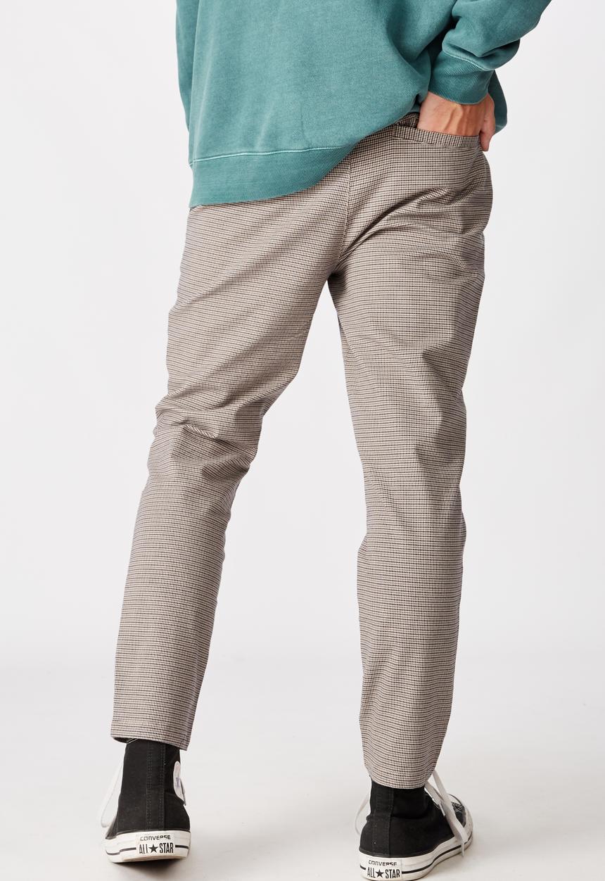 Factorie - Slim tapered leg pant - york check